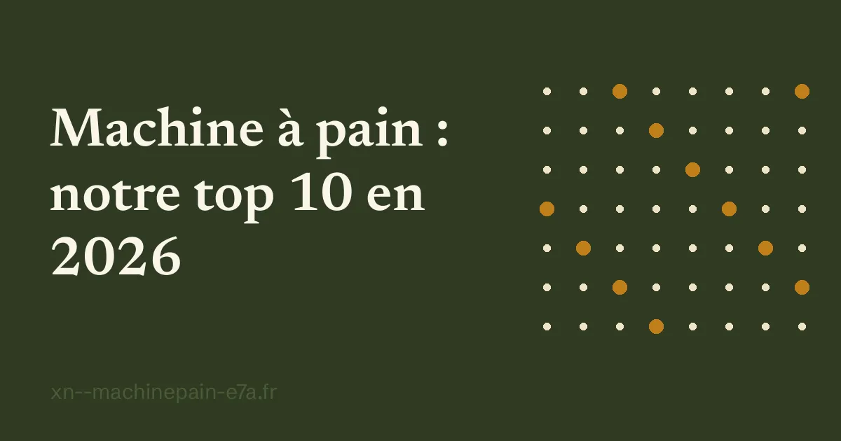 Machine à pain